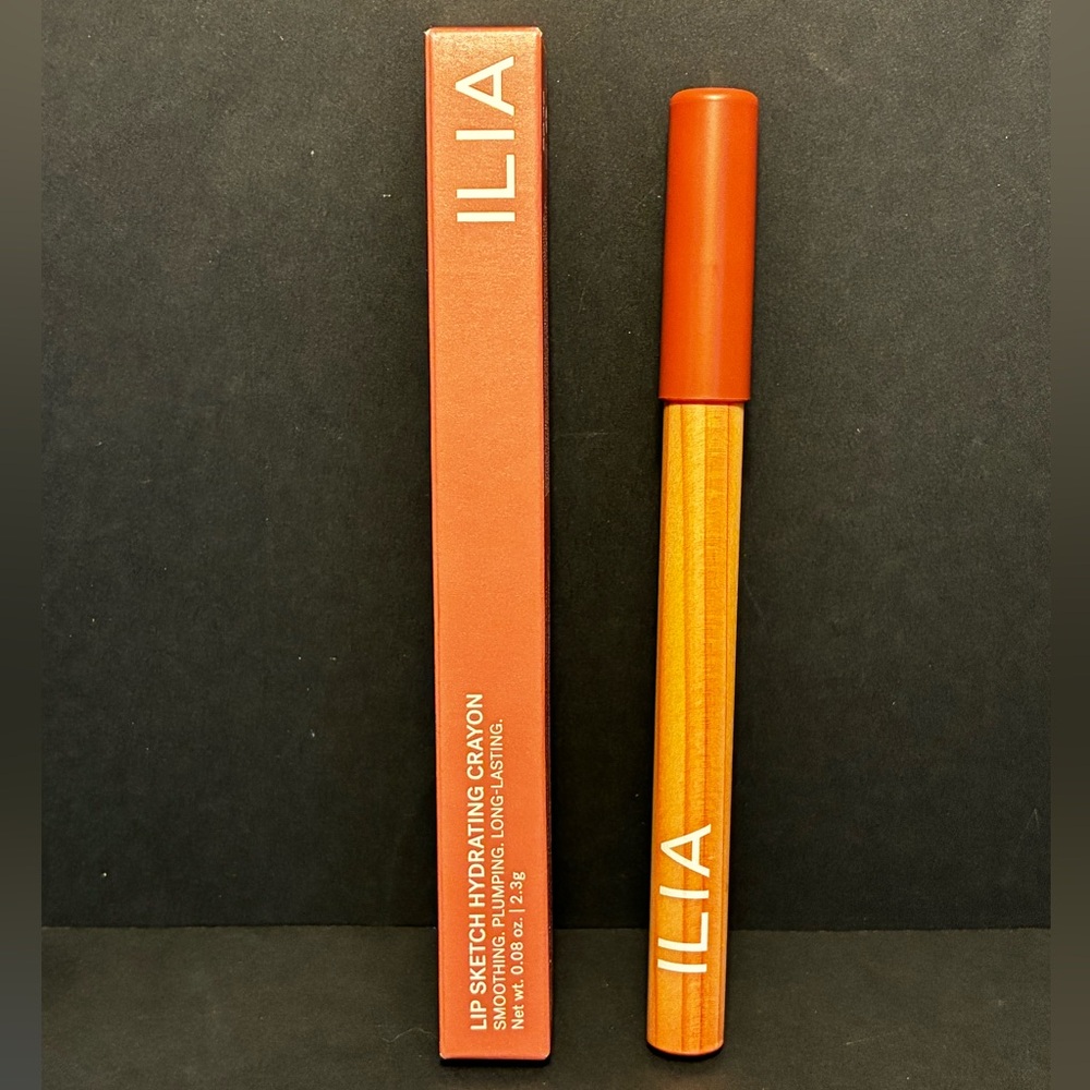 Ilia Lip Sketch Hydrating Crayon Genre $27 MSRP Brand New In Box .08oz Full Size